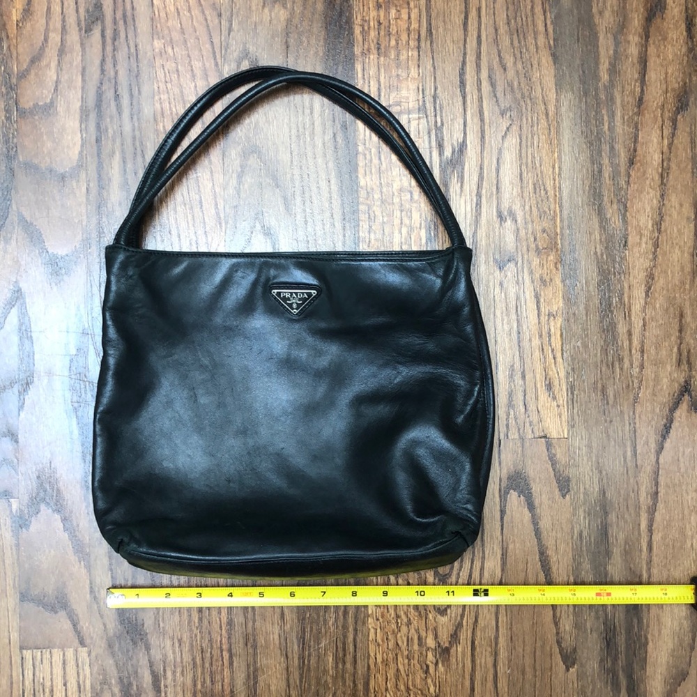 Prada black leather bag AUTHENTIC